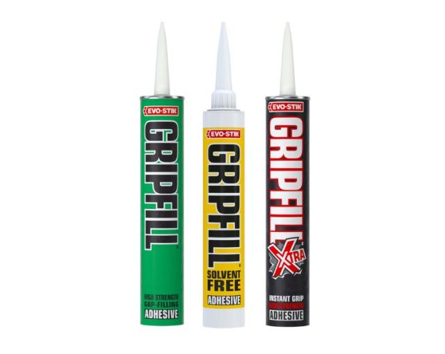 EVO-STIK GRIPFILL™ gap-filling adhesive range - teaser